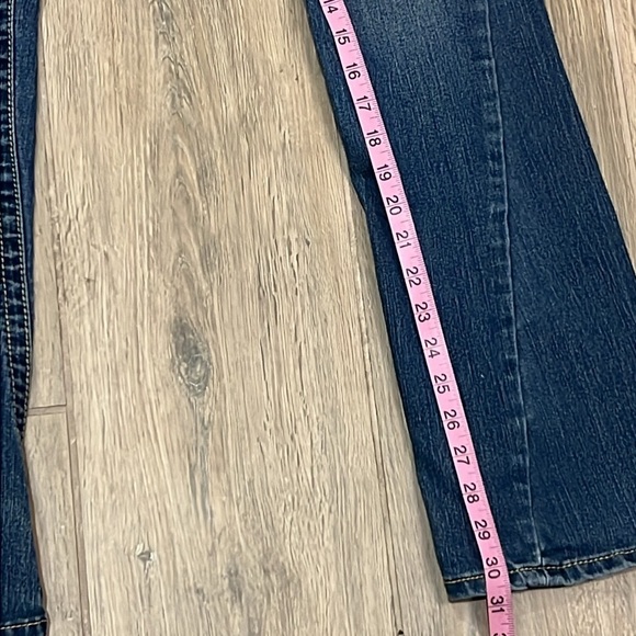 Vintage True Religion Jeans Y2K Size 28 Joey Eopert Creased Boot Wide World Tour - Picture 7 of 12